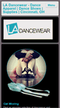 Mobile Screenshot of l-a-dancewear.com